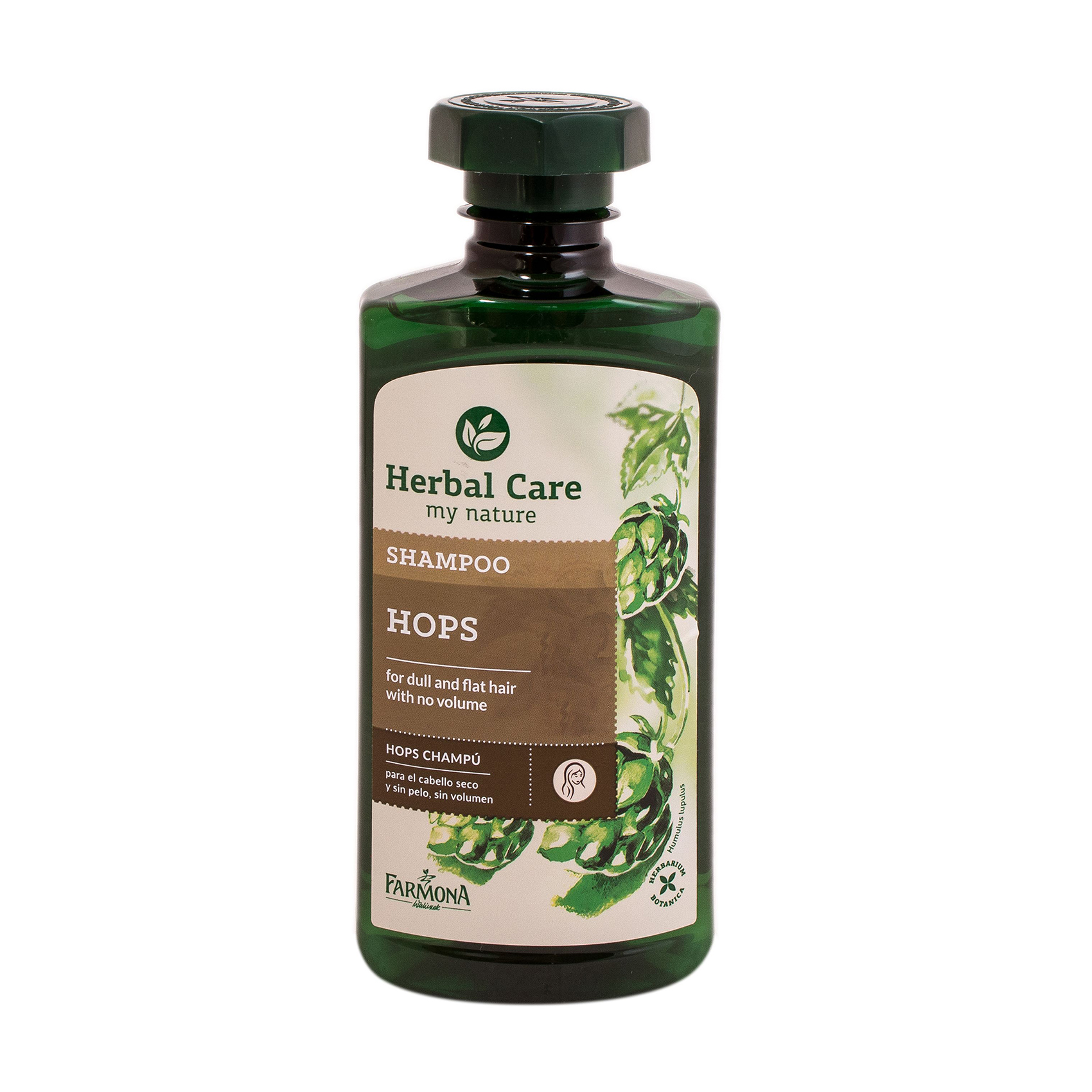 Шампунь Farmona Herbal Care Hops Shampoo Хміль, для надання об'єму волоссю, 330 мл